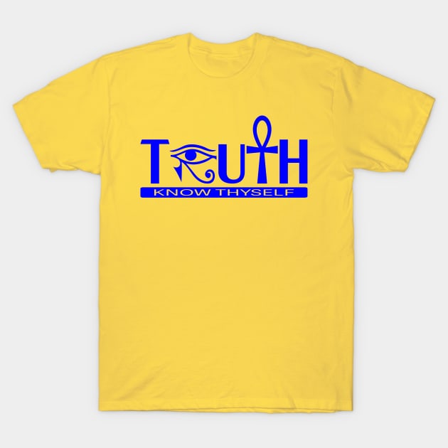 Truth Know Thyself Ankh T-Shirt by subuhansik